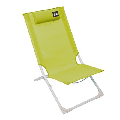 BASECAMP FOLDING BEACH CHAIR WITH PILLOW