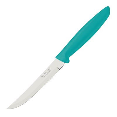 TRAMONTINA PLENUS UTILITY KNIFE 13CM SMOOTH TURQ