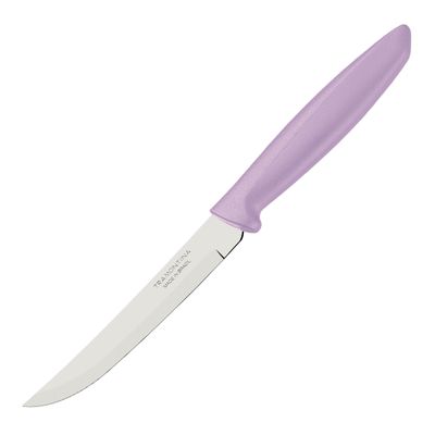 TRAMONTINA PLENUS UTILITY KNIFE 13CM SMOOTH PURP