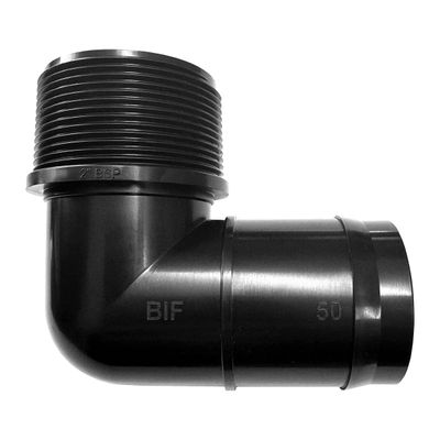 VETPLAST INSERT MALE ELBOW 50MM X 2 IN.