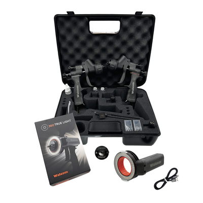 Vtlec13eb13cm13 WALCOM Brighting Kit (incl 2 X Carbonio Guns, 2 X Gauges, 2 X Fixon Paint System Adaptors, 1 X 360 True Light & 1 X Mp Air Cap)