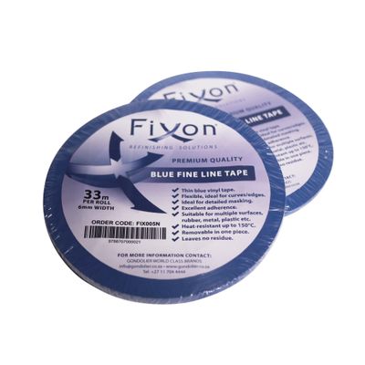FIXON Fine Line Tape Blue 3mm X 33m