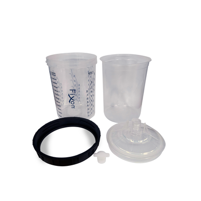 FIXON Complete Vacuum Paint Cup System 800ml - 190mu - 50p