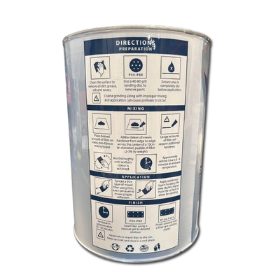 FIXON Body Filler Ultra Light 5kg + Hardener