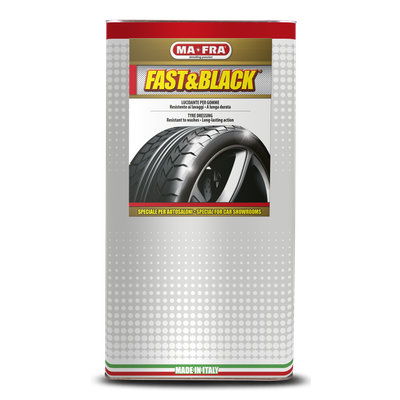 P0498 MAFRA Fast & Black Showroom Tyre Dressing Liquid 4.5 L