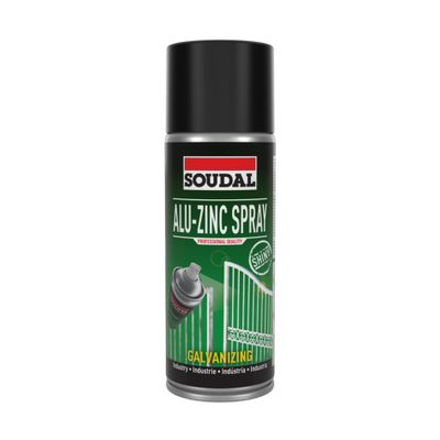 154608 SOUDAL Zinc Spray 400ml Shiny