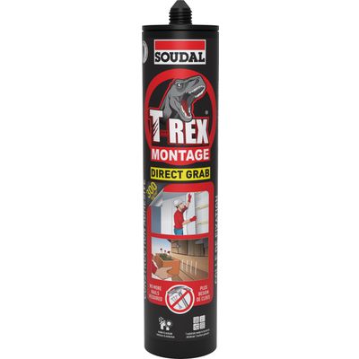 146163 SOUDAL T Rex Montage Direct Grab - Solvent Free 350gr