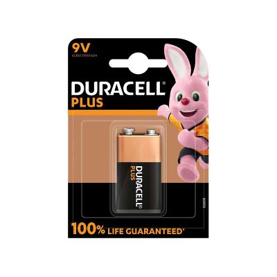 Battery DURACELL Plus Rectangular 1's 9v Mn1604