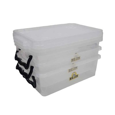 Bin Storage Bin Multibox Set 1.2ltr 3 Pce Blk Only