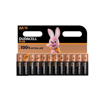 Battery DURACELL Plus Aa 12's Duro45