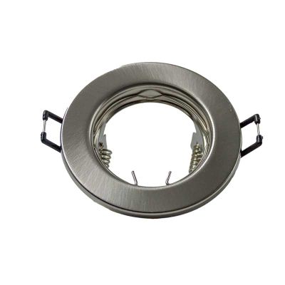 Downlight Fitting Gu10 Fixed Silver