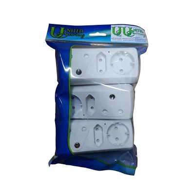 Plug Adaptor R21 1x15a 1x3 Pin X Shuko Pack Of 3