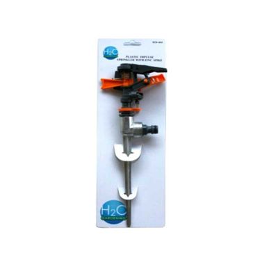 Garden Sprinkler Impulse Plastic Head On Spike H20009