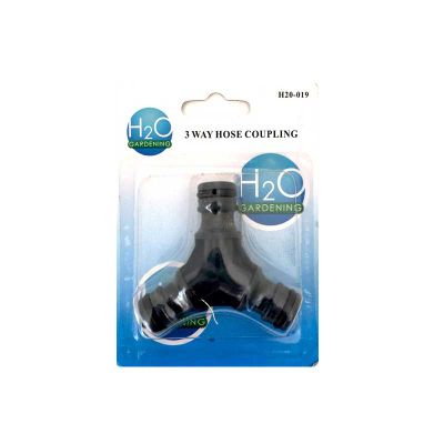 Garden Hose Coupling 3 Way H20019