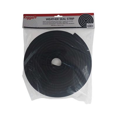 Weather Seal 8mm*20mm*5mt Black Foam