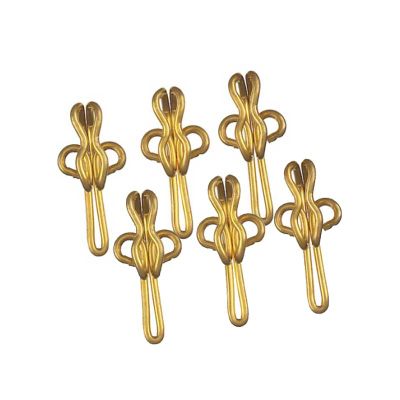 Curtain Hooks Brass R7 100 Per Pack