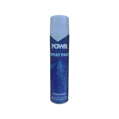 Paint Spray Std White Satin 300ml POWR