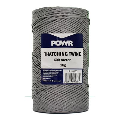 Twine Thatching Polyprop Blk Med 1kg 600mt/kg