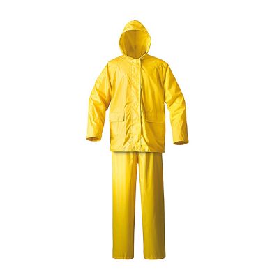 Rainsuit 2pce Yellow Rubberised Size X/large