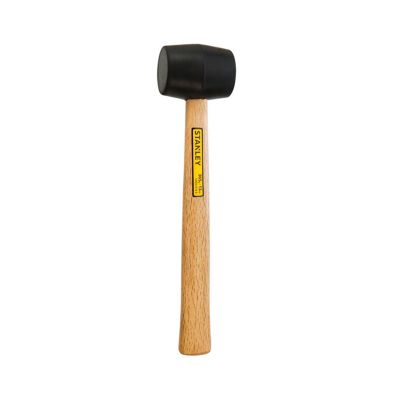 HAMMER MALLET STANLEY RUBBER 610GR WOOD HNDL STHT57528-8