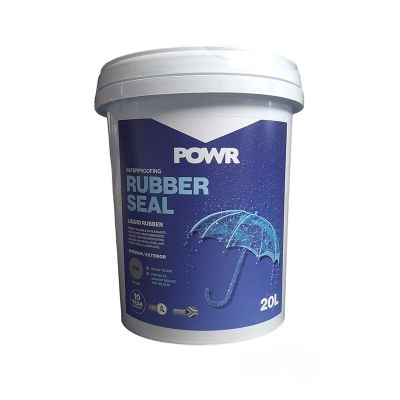 Rubber Seal Waterproof Coating Light Grey 20 Ltr POWR