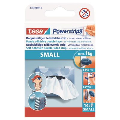 TESA Powerstrips Small 14 Strips
