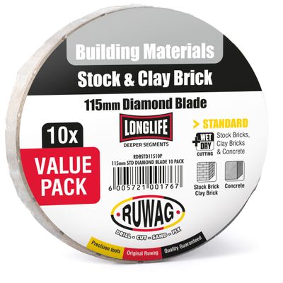 115mm Standard Diamond 10 Pack /pk