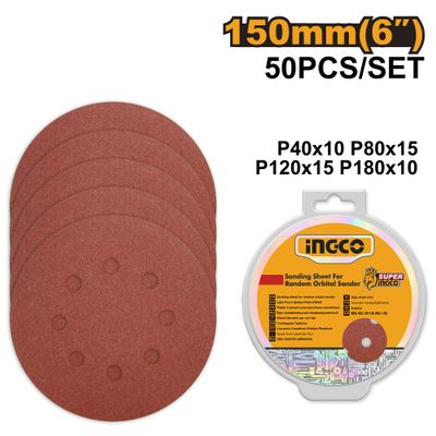 S& Sheet Ran/orb 50pcs 150mm