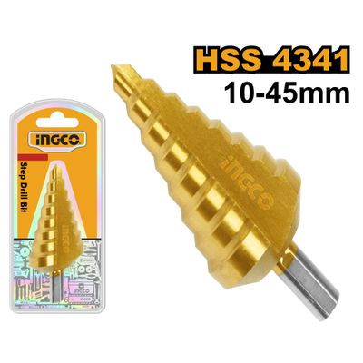 Drill Bit Step 4341 Shank Rnd 100-45mm