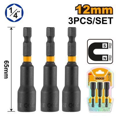 Magnetic Nut Setter 12mm 3pcs