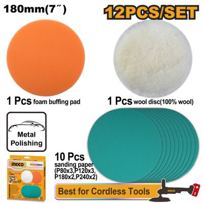 Polishing/grinding Accessories 12pcss Kit
