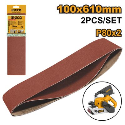 S&ing Belt 100x610 P80 2pcse For Pbs12001