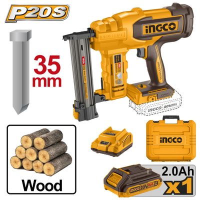 20v Ps+c/l Brad Nailer Kit Batt In Case