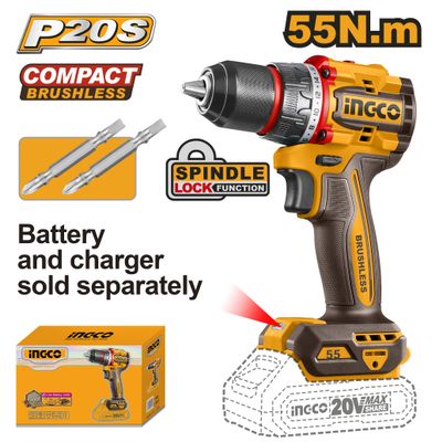 20v Ps+c/l B/l Drill 55nm No B/c In Box