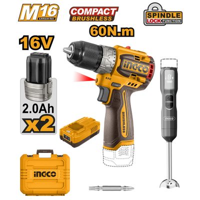 16v Ps+c/l Drill/home Combo 2pcss Kit