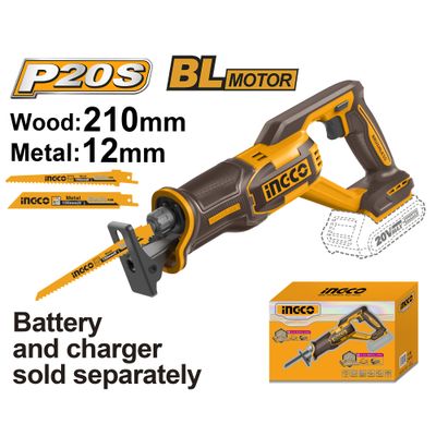 20v Ps+c/l Recip Saw 2 Blades No B/c