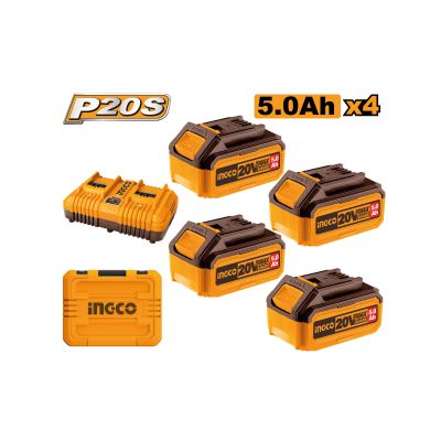 20v Ps+c/l 5.0ah 4batt /dual Charger Kit