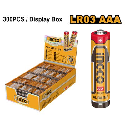 Battery Alkaline Aaa 300 In Display Box