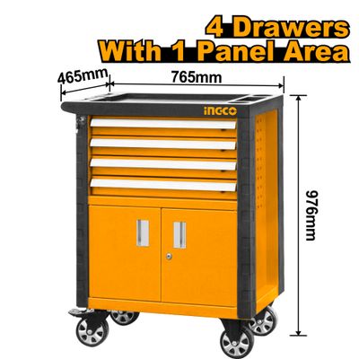 Roller Cabinet 4 Draw 765x465x976
