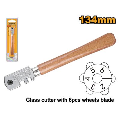 Cutter Glass 130mm + 6 Blades