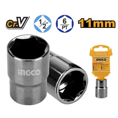 Socket Hex 1/2dr 6pt 11mm