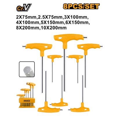 A/key 8pcs T H&le Set 2 10mm