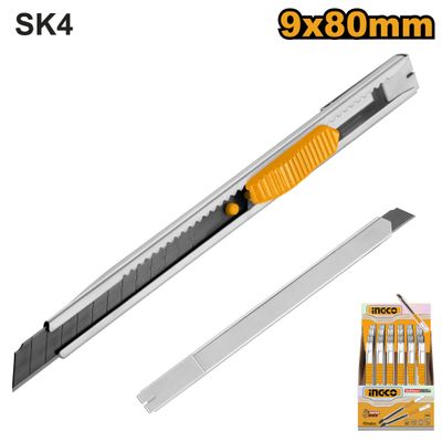 Knife 80mm S/off 9mm S/steel