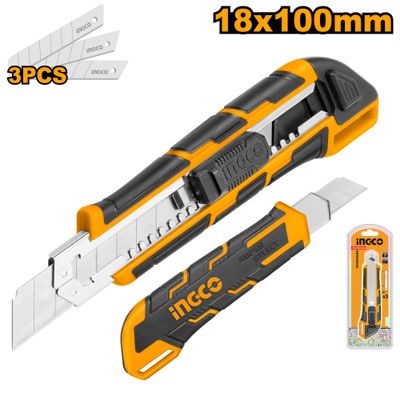 Knife 100mm S/off 18mm +3 Blades