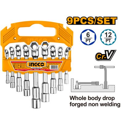 Socket Wrench Set L Agl 7-19mm