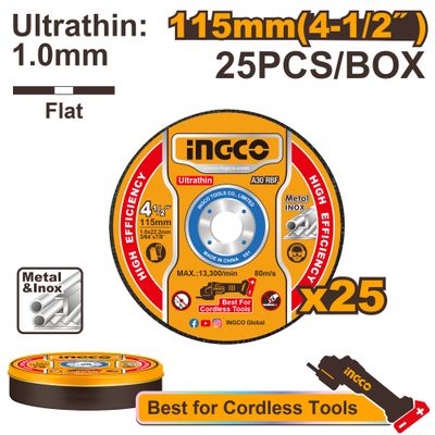 Disc Cut Metal Abrasive U/thin 115 Set 25pcs