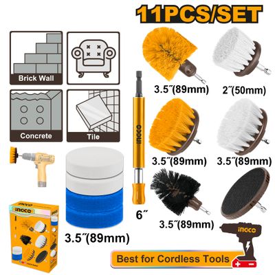 20v Ps+c/l Acc Brush Clean Set Med 11pcs