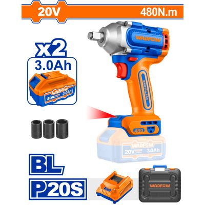 20v Ps+c/l B/l Imapcst Wrench 480nm2 Batt Kit C