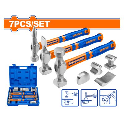 Hammer Set Body/fender 45cb F/g Hndl 7pcss