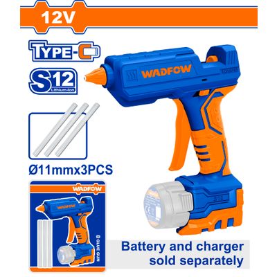 12v Pspluscslashl Glue Gun 15 18gslashmin Incl 3pcs Stik